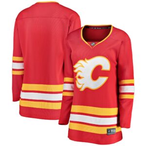 Women's Calgary Flames Fanatics Branded Red Home Breakaway Jersey