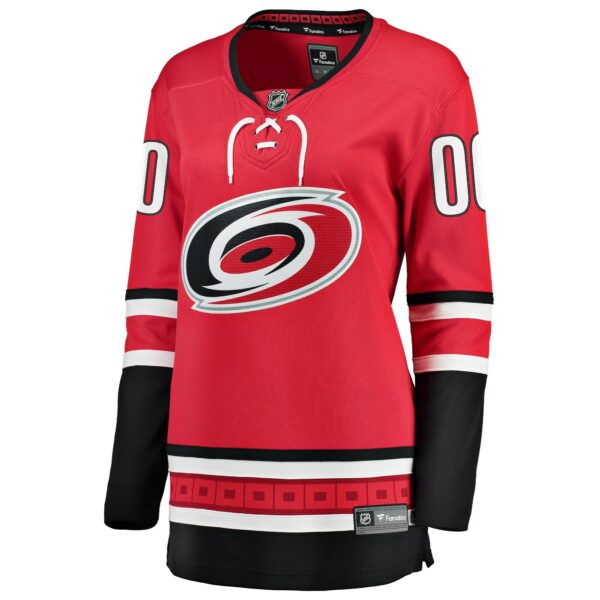 Women’s Carolina Hurricanes Fanatics Branded Red Alternate Breakaway Custom Jersey