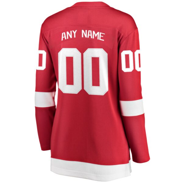 Women’s Detroit Red Wings Fanatics Branded Red Home Breakaway Custom Jersey