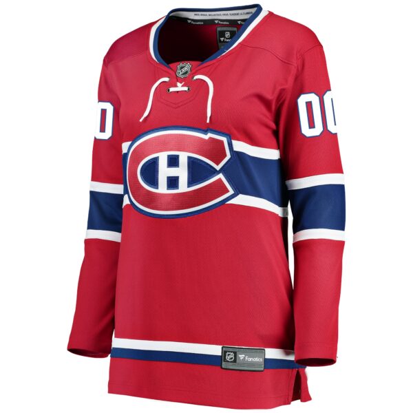 Women’s Montreal Canadiens Fanatics Branded Red Home Breakaway Custom Jersey