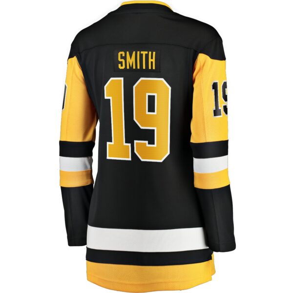 Women’s Pittsburgh Penguins Reilly Smith Fanatics Branded Black Home Breakaway Player Jersey