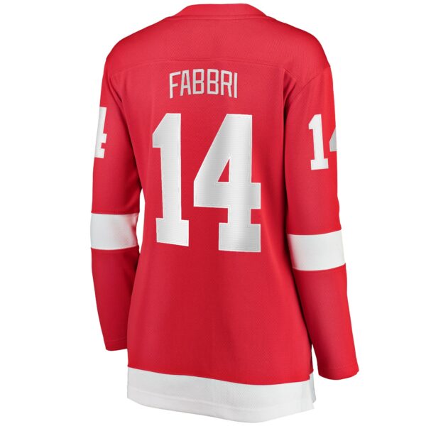 Women’s Detroit Red Wings Robby Fabbri Fanatics Branded Red Home Breakaway Player Jersey