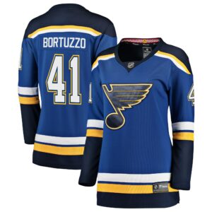 Women's St. Louis Blues Robert Bortuzzo Fanatics Branded Blue Breakaway Player Jersey