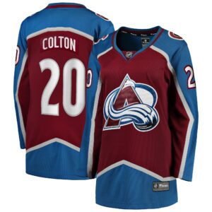 Women's Colorado Avalanche Ross Colton Fanatics Branded Maroon Home Breakaway Player Jersey