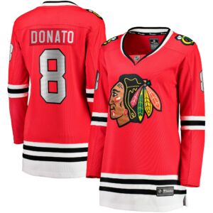 Women's Chicago Blackhawks Ryan Donato Fanatics Branded Red Home Breakaway Player Jersey