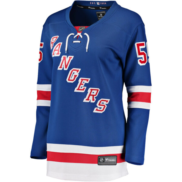 Women’s New York Rangers Ryan Lindgren Fanatics Branded Blue Home Breakaway Jersey