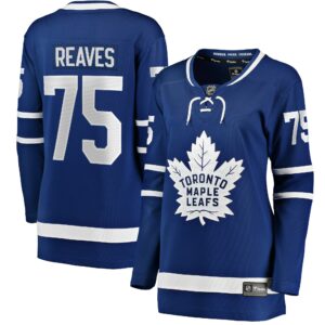 Women's Toronto Maple Leafs Ryan Reaves Fanatics Branded Blue Home Breakaway Player Jersey