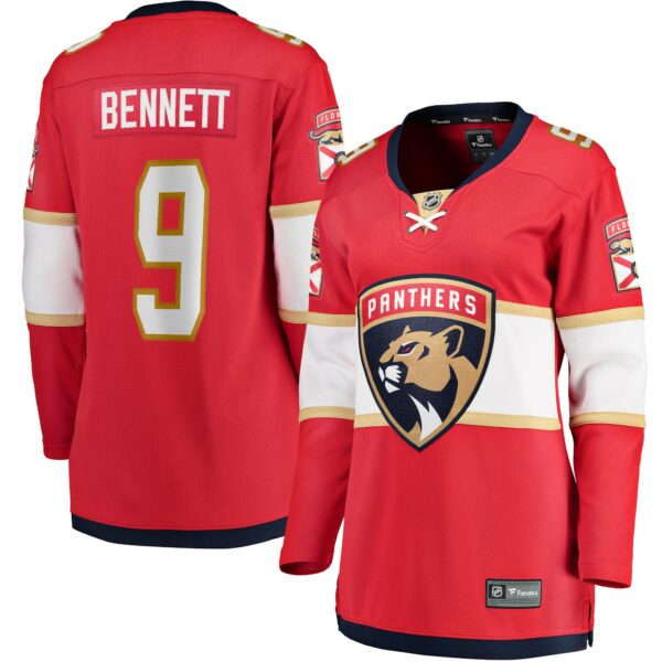 Women’s Florida Panthers Sam Bennett Fanatics Branded Red Home Breakaway Replica Jersey