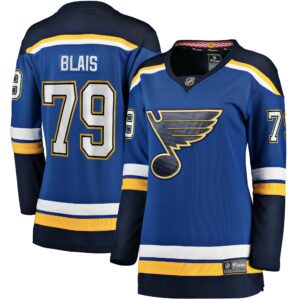 Women's St. Louis Blues Sammy Blais Fanatics Branded Blue Home Breakaway Jersey