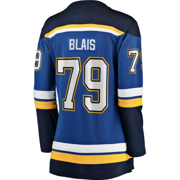 Women’s St. Louis Blues Sammy Blais Fanatics Branded Blue Home Breakaway Jersey