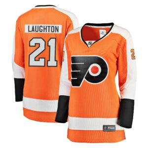 Women's Philadelphia Flyers Scott Laughton Fanatics Branded Orange Breakaway Player Jersey