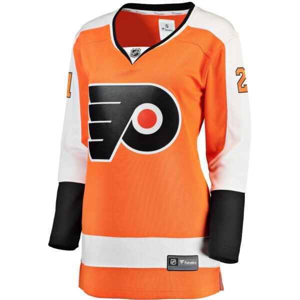 Women’s Philadelphia Flyers Scott Laughton Fanatics Branded Orange Breakaway Player Jersey