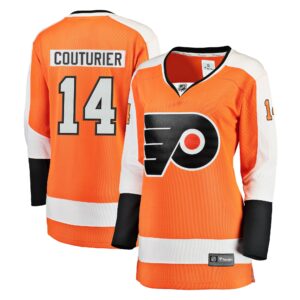 Women's Philadelphia Flyers Sean Couturier Fanatics Branded Orange Breakaway Player Jersey