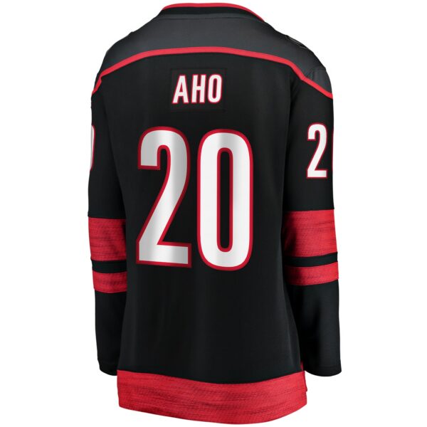 Women’s Carolina Hurricanes Sebastian Aho Fanatics Branded Black Home Premier Breakaway Jersey