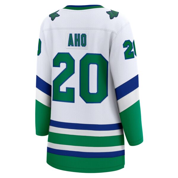 Women’s Carolina Hurricanes Sebastian Aho Fanatics Branded White Whalers Premier Breakaway Jersey