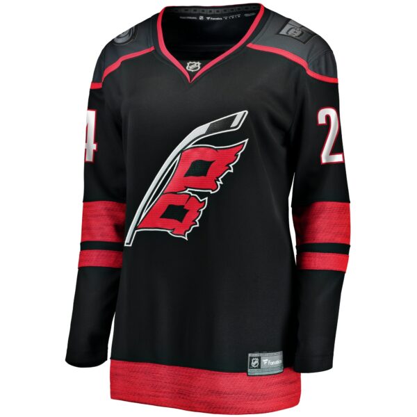 Women’s Carolina Hurricanes Seth Jarvis Fanatics Branded Black Home Breakaway Player Jersey