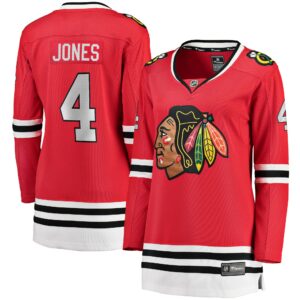 Women's Chicago Blackhawks Seth Jones Red Fanatics Branded Home Breakaway Player Jersey