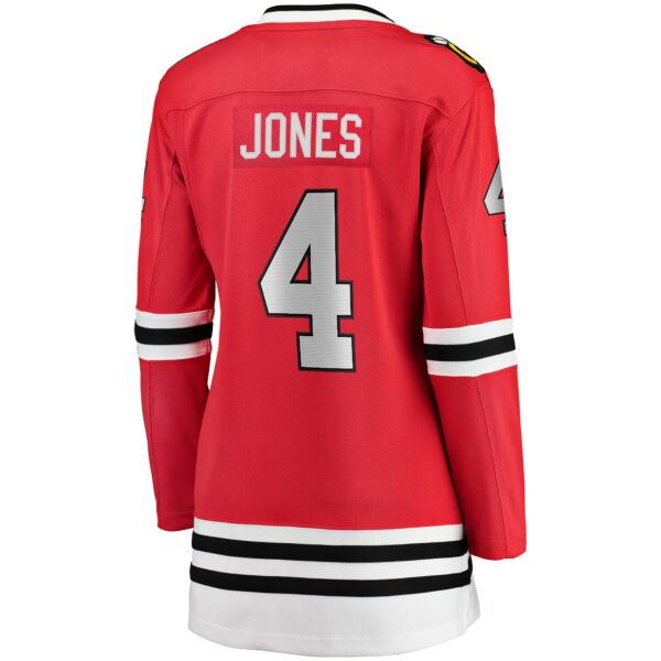 Women’s Chicago Blackhawks Seth Jones Red Fanatics Branded Home Breakaway Player Jersey