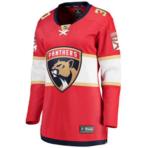 Women’s Florida Panthers Spencer Knight Fanatics Branded Red Home Breakaway Jersey