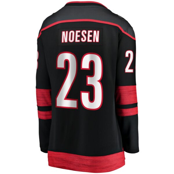 Women’s Carolina Hurricanes Stefan Noesen Fanatics Branded Black Home Breakaway Player Jersey