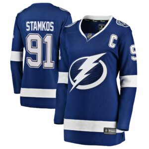 Women's Tampa Bay Lightning Steven Stamkos Fanatics Branded Blue Home Breakaway Player Jersey