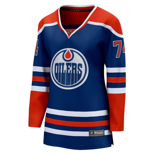 Women’s Edmonton Oilers Stuart Skinner Fanatics Branded Royal Home Breakaway Player Jersey