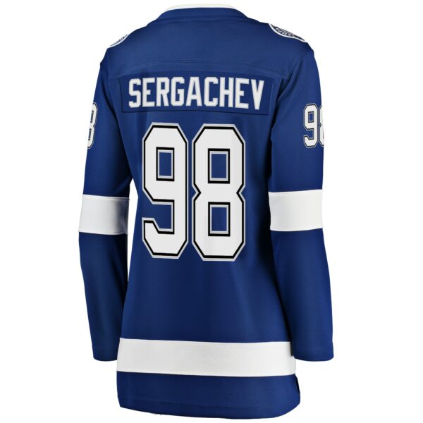 Women’s Tampa Bay Lightning Mikhail Sergachev Fanatics Branded Blue Breakaway Player Jersey