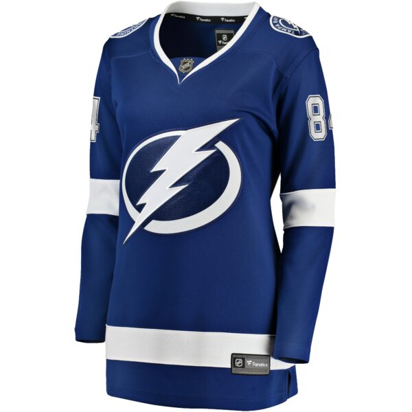 Women’s Tampa Bay Lightning Tanner Jeannot Fanatics Branded Blue Home Breakaway Jersey