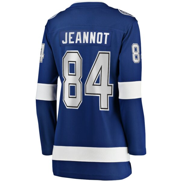 Women’s Tampa Bay Lightning Tanner Jeannot Fanatics Branded Blue Home Breakaway Jersey