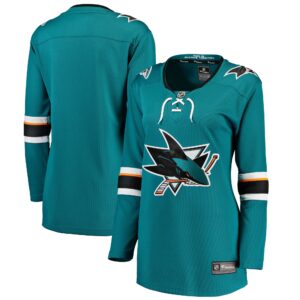 Women's San Jose Sharks Fanatics Branded Teal Breakaway Home Jersey