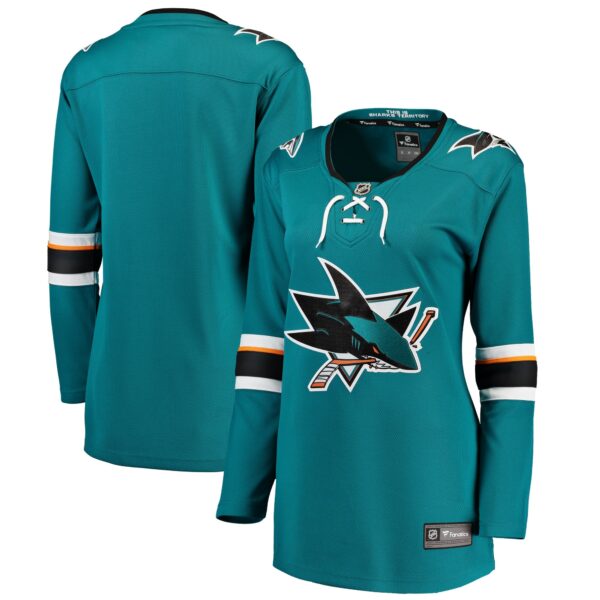 Women’s San Jose Sharks Fanatics Branded Teal Breakaway Home Jersey