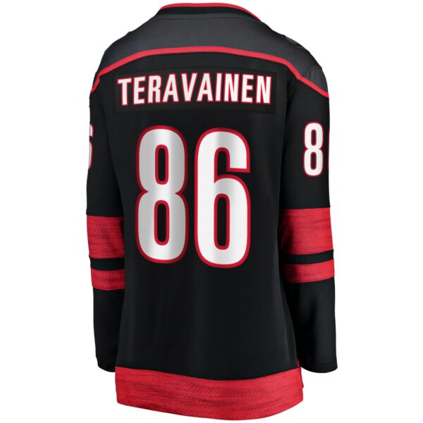 Women’s Carolina Hurricanes Teuvo Teravainen Fanatics Branded Black Home Breakaway Player Jersey