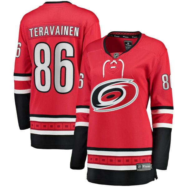 Women’s Carolina Hurricanes Teuvo Teravainen Fanatics Branded Red Alternate Breakaway Player Jersey