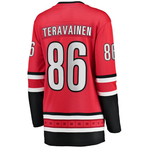 Women’s Carolina Hurricanes Teuvo Teravainen Fanatics Branded Red Alternate Breakaway Player Jersey