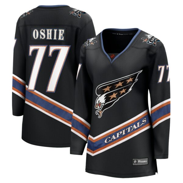 Women’s Washington Capitals TJ Oshie Fanatics Branded Black Special Edition 2.0 Breakaway Player Jersey