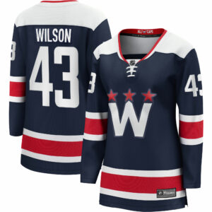 Women's Washington Capitals Tom Wilson Fanatics Branded Navy Alternate Premier Breakaway Player Jersey