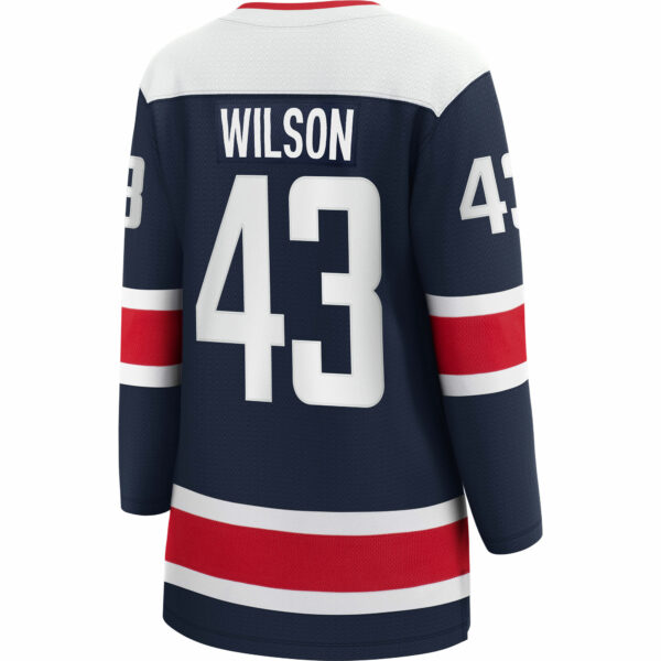 Women’s Washington Capitals Tom Wilson Fanatics Branded Navy Alternate Premier Breakaway Player Jersey