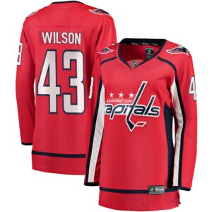 Women's Washington Capitals Tom Wilson Fanatics Branded Red Breakaway Player Jersey