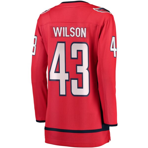 Women’s Washington Capitals Tom Wilson Fanatics Branded Red Breakaway Player Jersey