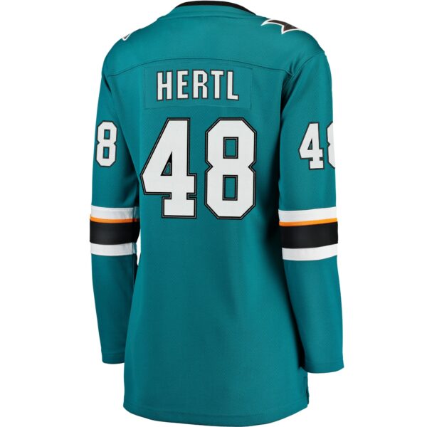 Women’s San Jose Sharks Tomas Hertl Fanatics Branded Teal Breakaway Jersey