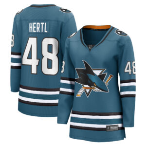 Women's San Jose Sharks Tomas Hertl Fanatics Branded Teal Home Breakaway Player Jersey