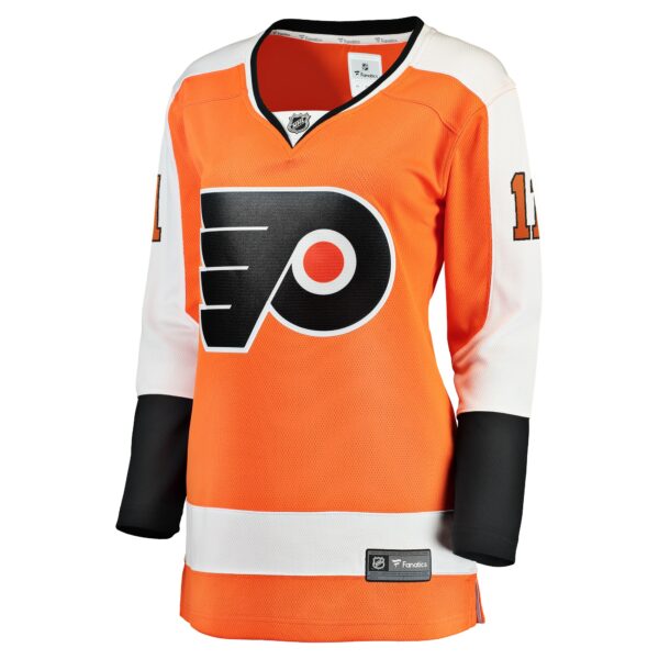 Women’s Philadelphia Flyers Travis Konecny Fanatics Branded Orange Home Premier Breakaway Player Jersey