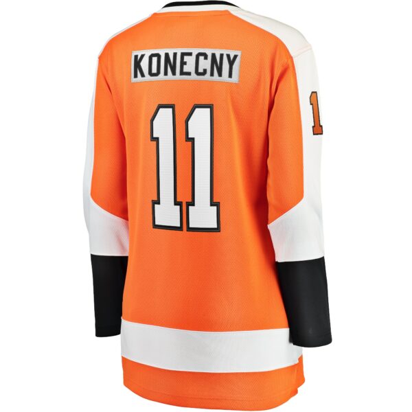 Women’s Philadelphia Flyers Travis Konecny Fanatics Branded Orange Home Premier Breakaway Player Jersey