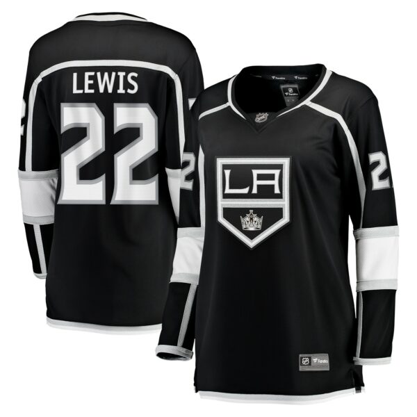 Women’s Los Angeles Kings Trevor Lewis Fanatics Branded Black Home Breakaway Player Jersey