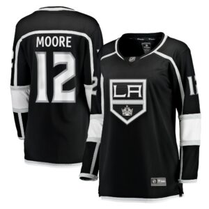 Women's Los Angeles Kings Trevor Moore Fanatics Branded Black Home Breakaway Player Jersey