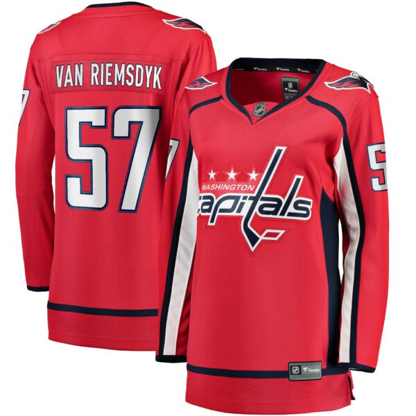 Women’s Washington Capitals Trevor van Riemsdyk Fanatics Branded Red Home Breakaway Jersey