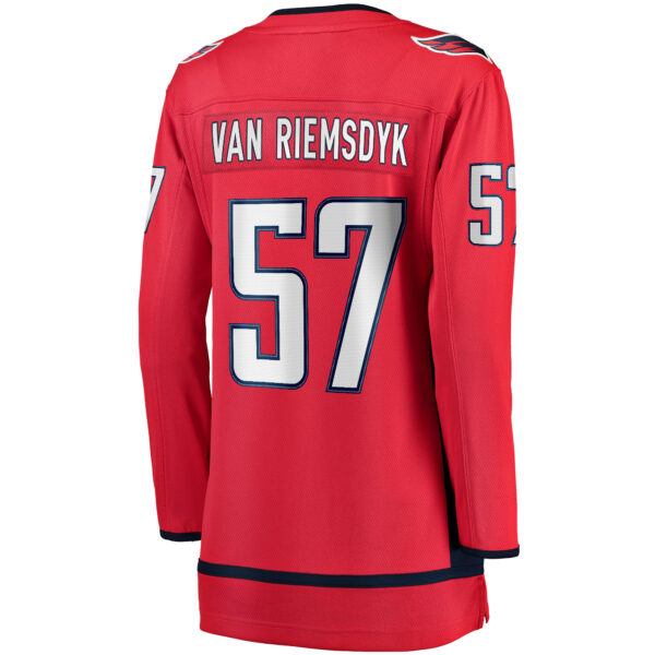 Women’s Washington Capitals Trevor van Riemsdyk Fanatics Branded Red Home Breakaway Jersey