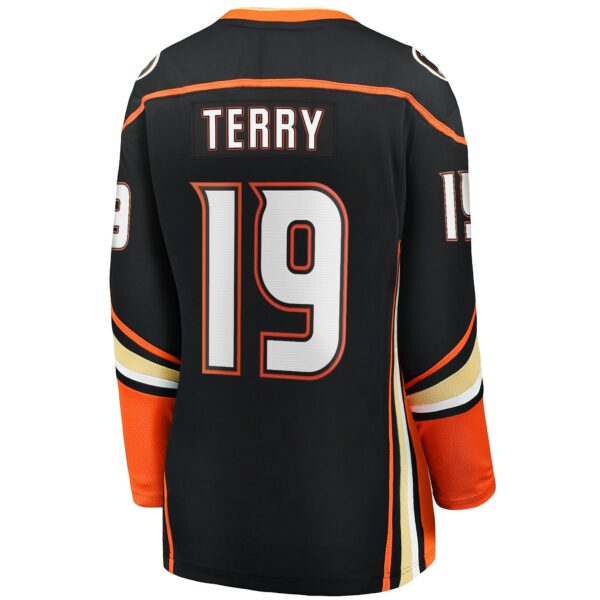 Women’s Anaheim Ducks Troy Terry Fanatics Branded Black Home Team Breakaway Player Jersey