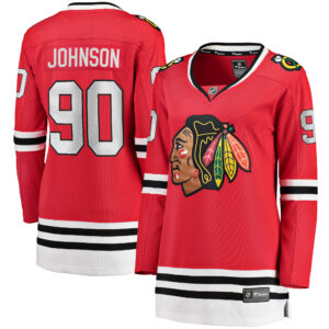 Women's Chicago Blackhawks Tyler Johnson Fanatics Branded Red Breakaway Player Jersey