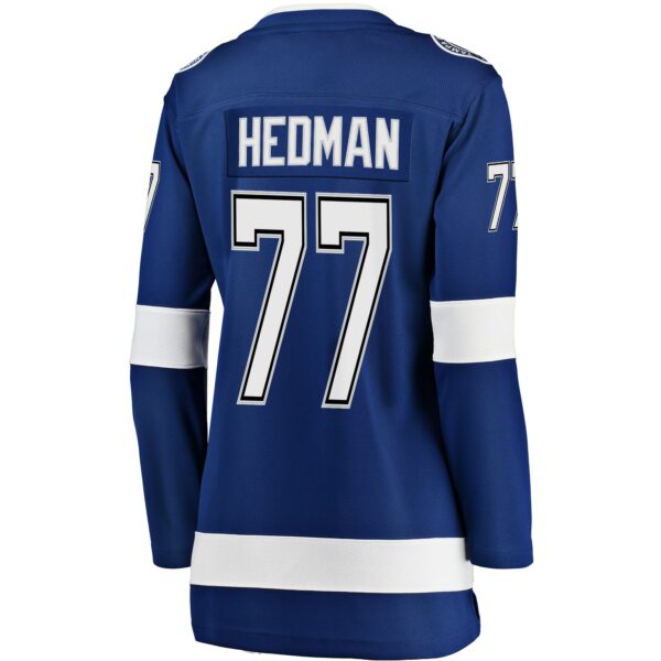 Women’s Tampa Bay Lightning Victor Hedman Fanatics Branded Blue Premier Breakaway Player Jersey